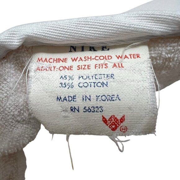 Nike Yupoong Vintage 80's Early Swoosh Logo Golf Tennis Visor Hat Cap Rare Grail - Picture 7 of 8